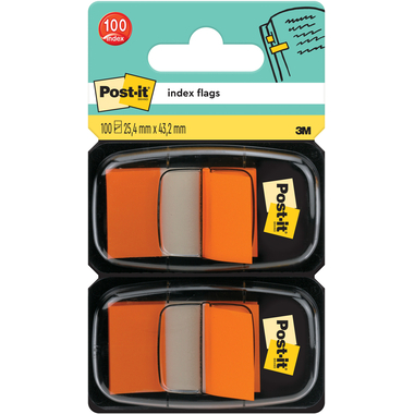 POST-IT Index 2er Set 25,4x43,2mm 680-O2 orange 2x50 Stück
