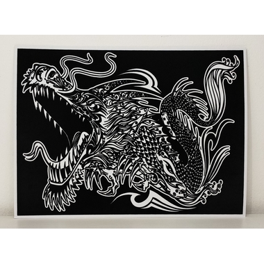 TATARUGA Samtbild A3 L86 Drache
