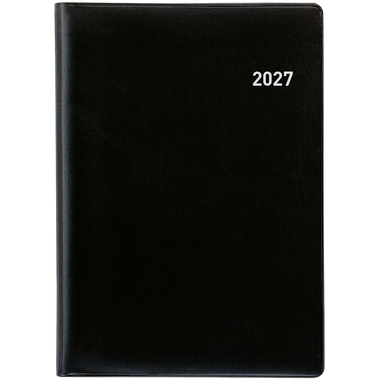 BIELLA Agenda Glasgow 2027 855312020027U 1M/2P nero ML 10x13.9cm