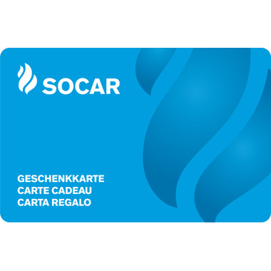 Geschenkkarte SOCAR variabel
