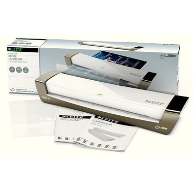 LEITZ Plastificatrice iLAM Office A3 72530084 argento/bianco