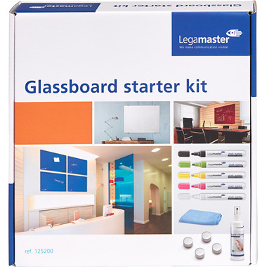 LEGAMASTER Glasboard 7-125200 Starter Zubehörset, 11-tlg.