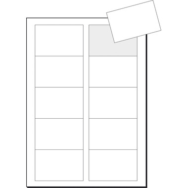 SIGEL Biglietti da visita 85x55mm LP791 bianco, 190g 400 pezzi