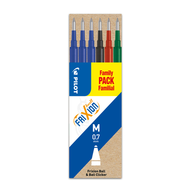 PILOT Mine FriXion Refill 0,7mm BLSFR7S62 6 pezzi