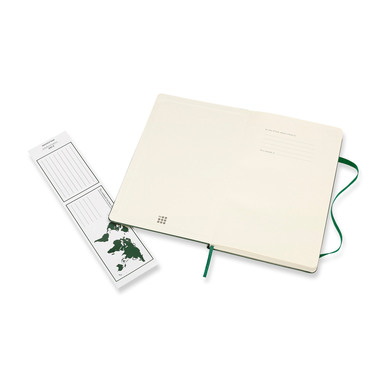 MOLESKINE Taccuino HC L/A5 629087 quadrettato, verde, 240 p.