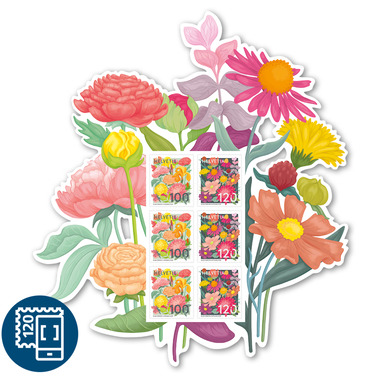 Stamps «Test Spezialbogen», Special sheet with 10 stamps Sheet «Test Spezialbogen», self-adhesive, mint