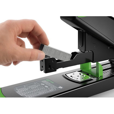 NOVUS Blockheftgerät B50 re+new B50 023-0065 schwarz/grün, 140 Blatt