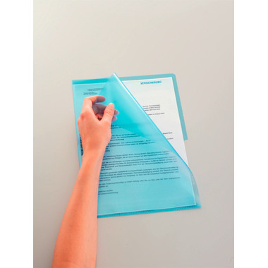 LEITZ Sichtmappen PP A4 40000015 gelb, 0,13mm 100 Stück