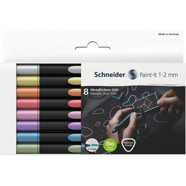 SCHNEIDER Fasermaler Paint-it 1-2mm ML02011502 8er Etui