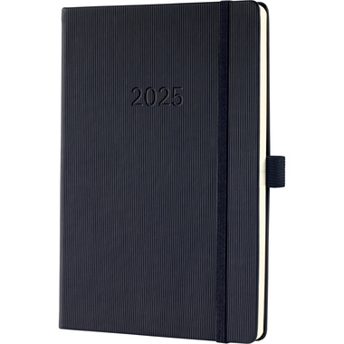 CONCEPTUM Calendario settimanale 2025 C2519 1S/2P nero 21.3x14.8cm