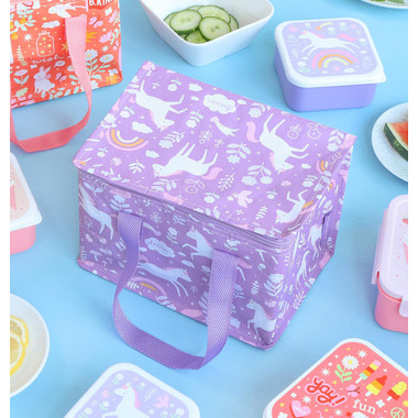 ALLC Borsa fresca 23x16x16cm CBUDPU26 Unicorn dreams