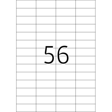 HERMA Etichette SPECIAL 52.5x21.2mm 5080 bianco,non-perm. 1400 pz./25f.
