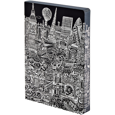 NUUNA Carnet Graphic L 52040 LONDON, 165x220, dotted