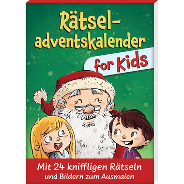 CARLSEN Calendario dell'Avvento 31819 Enigmi per bambini 2