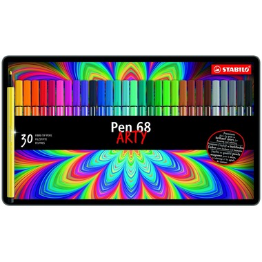 STABILO Penna Fibre 68 1mm 6830-6 30 colori