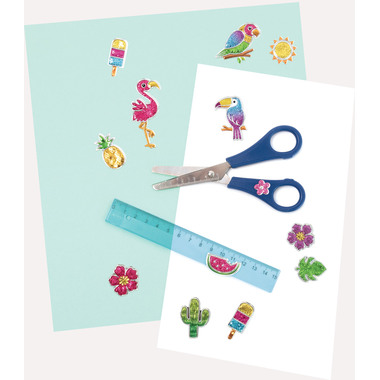 FOLIA Bubble-Sticker 14x21cm 19501 Tropical