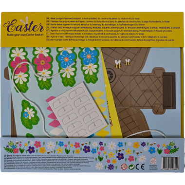 ROOST Ostern Bastelset 26x29.5x0.5cm FC108 Make your own Easter Basket
