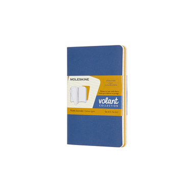 MOLESKINE Quaderno 2x 14x1.1x9cm 620565 rigato, coral/marine, 80 p.