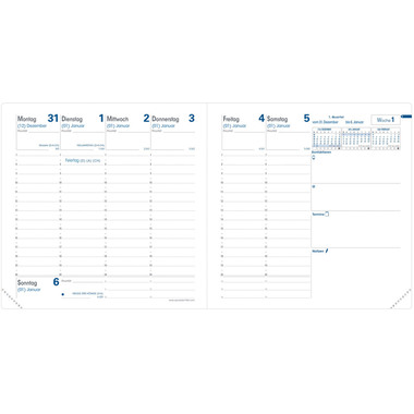 QUO-VADIS Agenda Impala Executif 2025 014217Q 1S/2P ass. DE 16x16cm