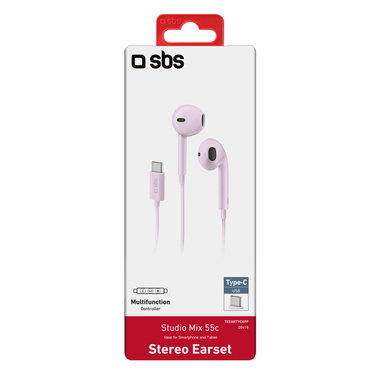 Écouteurs semi-intra-auriculaires avec câble USB-C, connecteur métallique