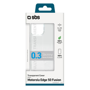 Transparent TPU cover for Motorola Edge 50 Fusion | SBS