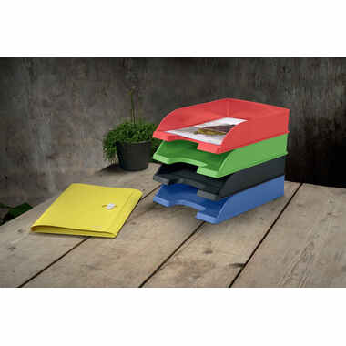 LEITZ Corbeille Courrier Recycle A4 5227-50-50 vert CO2 neutre