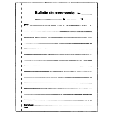 SIMPLEX Bestellscheine F A6 15191 rosa/weiss 50x2 Blatt