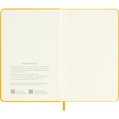 MOLESKINE Notizbuch Color 9x14cm 56598853063 orange, liniert, 192 Blatt