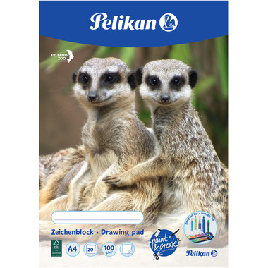 PELIKAN Zeichenblock A4 C4/20 20 Blatt 20 Blatt