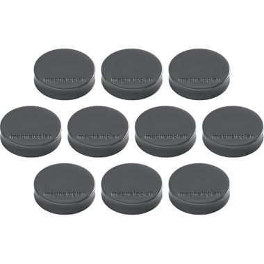 MAGNETOPLAN Magnet Ergo Medium 10 Stk. 16640101 felsgrau 30mm