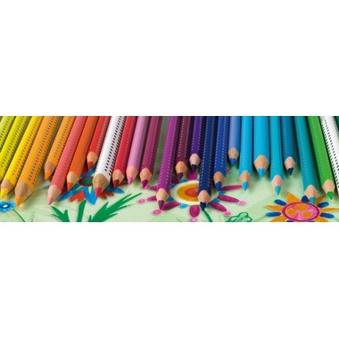 FABER-CASTELL Farbstift Jumbo Grip 110943 kobaltblau