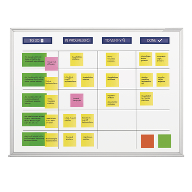MAGNETOPLAN SCRUM Board 1200x900mm 1240498 Standard inkl. Zubehör