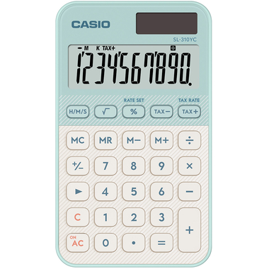 CASIO Taschenrechner SL-310YC hellgrün