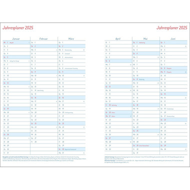 HEYE Familienplaner H. Heine 2025 21512+25 DE 15.2x23.2cm