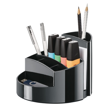 HAN Stifteköcher RONDO 17460-13 schwarz 9 Fächer