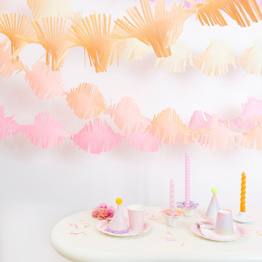 RICO DESIGN Girlande 3m 400680 Blüten Mix
