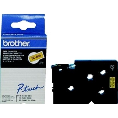 PTOUCH Band, laminiert schwarz/gelb TC-601 PT-3000 12 mm
