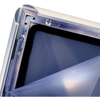 DEFLECTO Klapprahmen wasserdicht A4 SFA4SWP silber 28x35cm