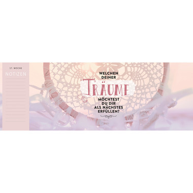 ARS EDITION Tischkalender 2025 13303 aus Träumen 1W/1S DE 297x115mm