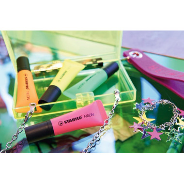 STABILO Textmarker Neon 2-5mm 72/24 giallo