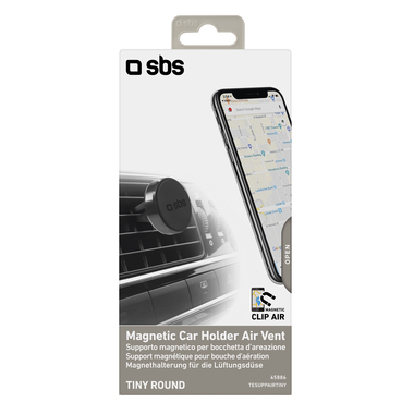 Support magnétique pour téléphone sur grille d'aération