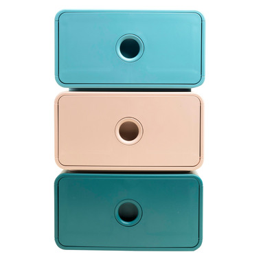 EXACOMPTA Schubladenbox Skandi A5+ 315431D nude 1 Schublade