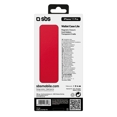 Etui avec poches de rangement pour iPhone 11 Pro