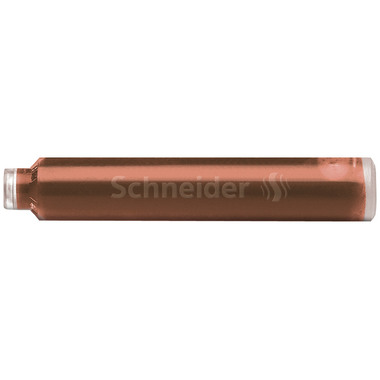 SCHNEIDER Tintenpatronen 166107 cognac 6 Stk.