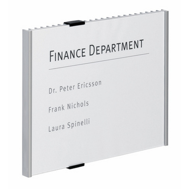 DURABLE Targa per porte Info Sign A4 480723 argento, alluminio 297x210mm