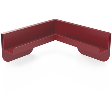 MAGNETOPLAN Eckablageschale Infinity Wall 114663003 rubinrot