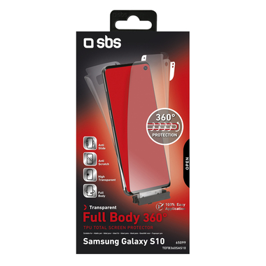 Pellicola per display e retro del Samsung Galaxy S10