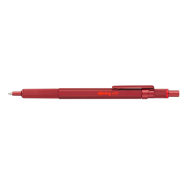 ROTRING Stylo à bille 600 M 2114261 rouge metallic