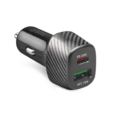 Car Charger with USB-C and USB-A