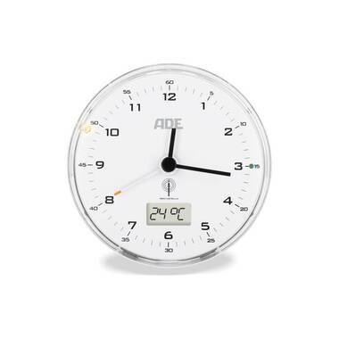 Sveglia radiocontrollata ADE 8.1 x 4 cm, bianco